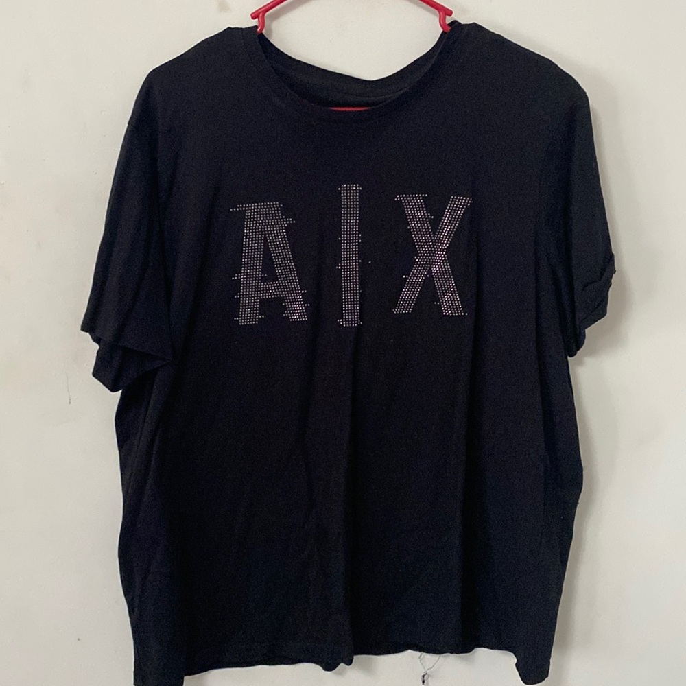 Armani Exchange Diamond Logo Tee
